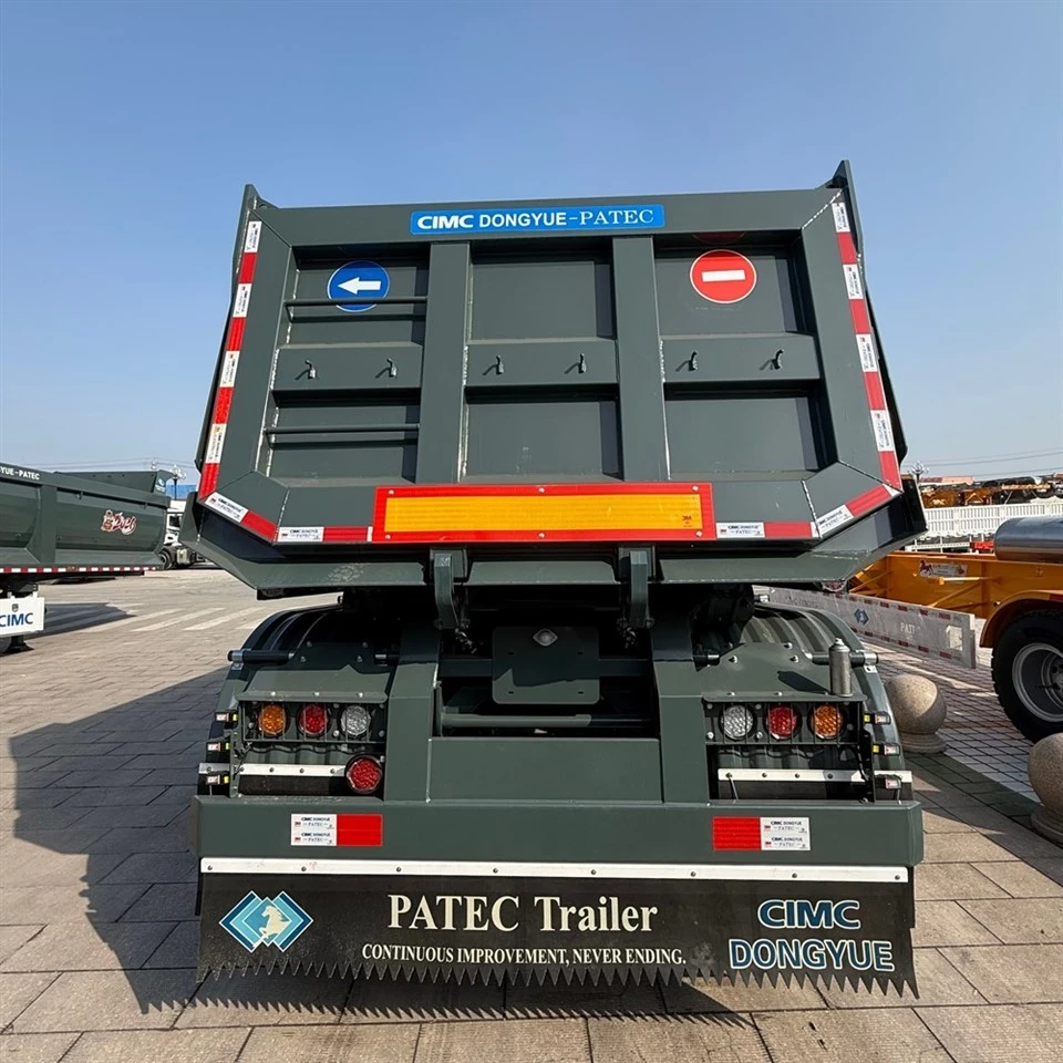 Rear Tipping Dump Semi Trailer factory